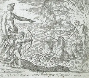 Proserpina Prints: Cupid Shooting His Arrow at Pluto