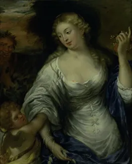 Ovens Jurgen Prints: Cupid Tempting Virtue, 1658-1661. Creator: Jurgen Ovens
