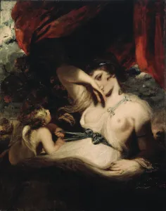 Shielding Prints: Cupid Untying the Zone of Venus, 1788. Artist: Sir Joshua Reynolds