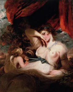 Neoclassical Prints: Cupid Untying the Zone of Venus, 1788. Creator: Sir Joshua Reynolds