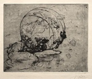 Cupids Leading the World, 1881. Creator: Auguste Rodin (French, 1840-1917)