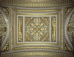 Images Dated 24th August 2005: Detail of a cupola, Galerie des Batailles (Gallery of the Battles), Chateau de Versailles, France