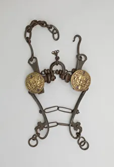Tack Prints: Curb Bit, Italy, late 16th century. Creator: Unknown