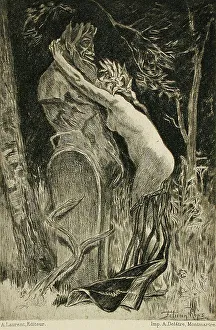 Curieuse, 1885. Creator: Félicien Rops