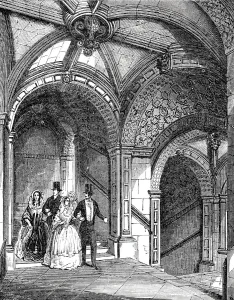 Burghley Collection: Curious staircase, 1844. Creator: Unknown
