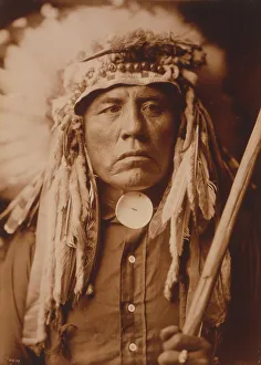 Apsaroke Prints: Curley-Apsaroke, c1905. Creator: Edward Sheriff Curtis