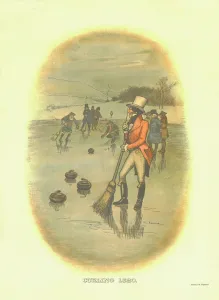 Brand Prints: Curling, 1820, c1910. Creator: Tom Browne