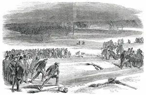 Tweed Prints: Curling Match between the Earl of Mansfield and the Earl of Eglington