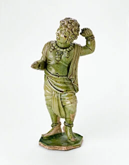 Curly-Haired Youth, Tang dynasty (A.D. 618-907), first half of 8th century