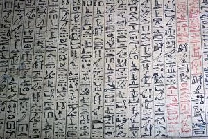 Book Of The Dead Gallery: Cursive hieroglyphic script from a book of the dead