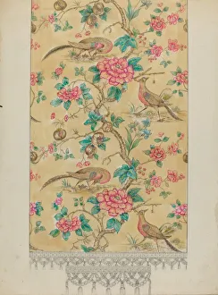 Curtain Drapery, c. 1936. Creator: Henry Meyers