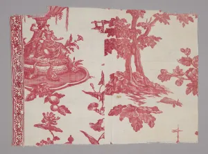Curtain Fragment, England, late 18th century. Creator: Unknown Curtain Fragment, England, late 18th century. Creator: Unknown