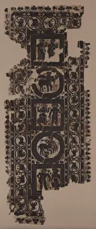 Byzantine Period Prints: Curtain Panel with Scenes of Merrymaking, 500s. Creator: Unknown