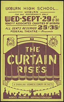 Kaye Prints: The Curtain Rises, Woburn, MA, [193-]. Creator: Unknown