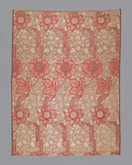Arts Crafts Movement Collection: Two Curtains (Original Design Entitled 'Kennet'), England, 1883 (produced 1887)