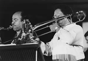 Curtis Prints: Curtis Fuller, Benny Golson, North Sea Jazz Festival, 1999. Creator: Brian Foskett