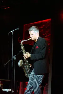 Stigers Prints: Curtis Stigers, Brecon Jazz Festival, Powys, Wales, 2007. Artist: Brian O Connor
