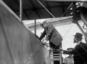 Panama Prints: Curtiss Biplane 2 Engines, with Floats