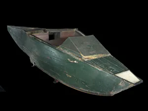 Aviation Prints: Curtiss Model E Flying Boat (hull only), 1913. Creator: Curtiss Aeroplane