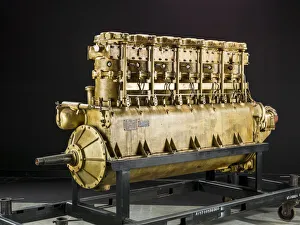 Propulsion Prints: Curtiss Ricardo R-6, In-line 6 Engine, ca. 1921. Creator
