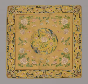 Cushion Cover, China, Qing dynasty (1644-1911), 1700 / 50. Creator: Unknown