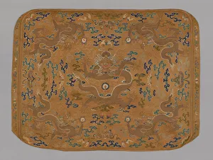 Cushion Cover, China, Qing dynasty (1644-1911), 1720 / 50. Creator: Unknown
