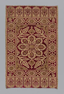 Cushion Cover Prints: Cushion Cover, Turkey, 1601/50. Creator: Unknown
