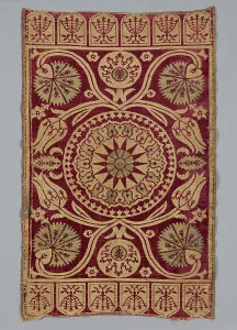 Cushion Cover Prints: Cushion Cover, Turkey, 1601/50. Creator: Unknown