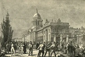 Dublin County Dublin Ireland Gallery: The Custom House, Dublin, 1898. Creator: Unknown