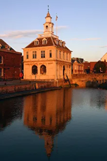 Custom House at dusk, Purfleet, Kings Lynn, Norfolk