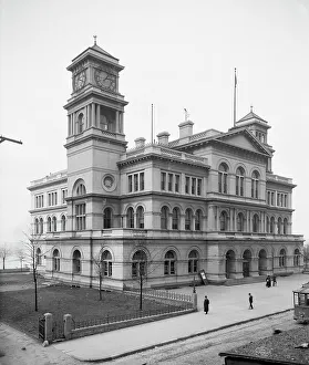 Custom House Prints: Custom House and Post Office, Memphis, Tenn. c1906. Creator: Unknown