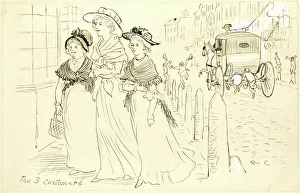 Arm In Arm Prints: The Three Customers, n.d. Creator: Randolph Caldecott