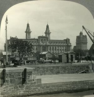 Argentina Gallery: The Customs Building and Magnificent Y.M.C.A. Buenos Aires, Argentina, c1930s. Creator: Unknown