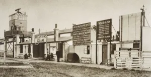 Airport Prints: The Customs Office at London Airport, 1925