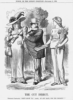 Stephen Grover Cleveland Prints: The Cut Direct, 1888. Artist: Joseph Swain