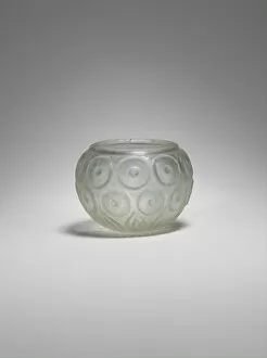 Images Dated 8th April 2021: Cut-Glass Cup, Iran, 8th-9th century. Creator: Unknown