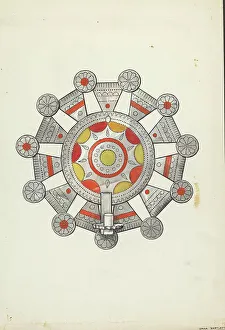 Cut Tin Candle Holder, 1935/1942. Creator: Dana Bartlett