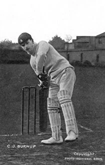 Batsman Collection: Cuthbert James Burnup (1875-1960), amateur cricketer and footballer