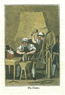 Grinding Wheel Prints: The Cutler, 1823