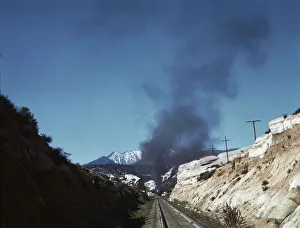 Walls Gallery: One of the cuts through the mountains, near Cajon, Calif. Cajon Pass, Calif. 1943