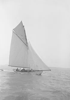 The cutter Polestar under sail, 1911. Creator: Kirk & Sons of Cowes