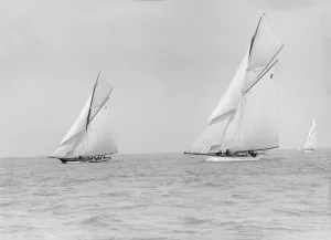 Close Hauled Prints: The cutters Creole (3) and Ma oona (6) racing close-hauled, 1913. Creator