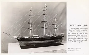 Clipper Prints: Cutty Sark, 1930s. Creator: Unknown