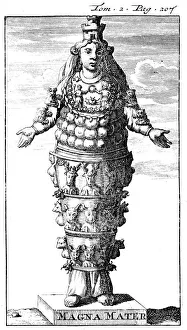 Crown Collection: Cybele, or Magna Mater (Great Mother), Phrygian / Roman goddess, 1702