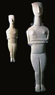 Cyclades Gallery: Cycladic figures, 25th century BC