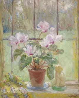 Cyclamen, 1931. Creator: Florence Engelbach