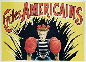 Cycles Prints: Cycles Americains, 1894. Creator: Clouet, Emile (active ca 1880-1900)