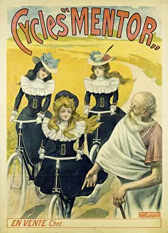 Cycles Gallery: Cycles Mentor (Poster), ca 1896. Artist: Anonymous
