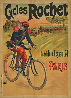 Cyclist Prints: Cycles Rochet Paris, 1895. Creator: Lefèvre; Lucien (1850-ca 1902)