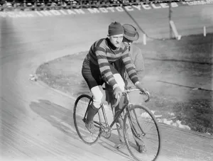 Cyclist Prints: Cyclist Anderson, 1910. Creator: Bain News Service